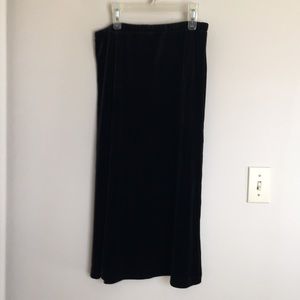 Girls velour type skirt black GAP, XXL